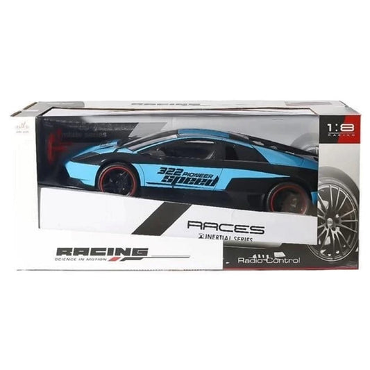 Can Racing 1:8 Poineer Uzaktan Kumandalı Araba | 2.4 Ghz USB Şarj 47 Cm Full Fonksiyon Siyah-Mavi 8+ Yaş ve Üzeri Çocuklar İçin