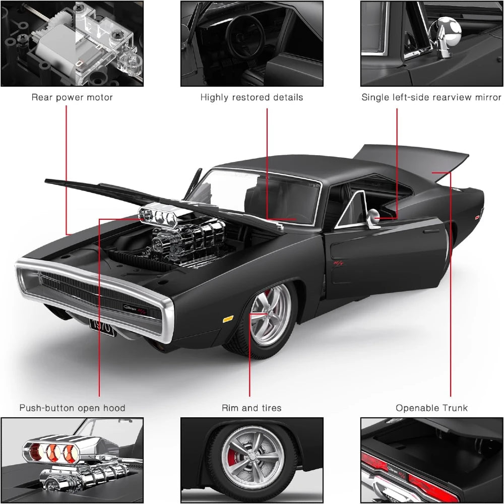 Rastar 1:16 1970 Dodge Charger R/T Uzaktan Kumandalı Araba
