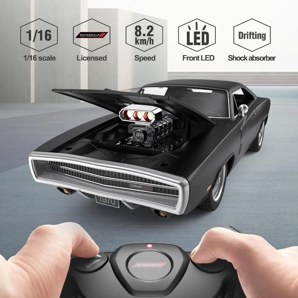 Rastar 1:16 1970 Dodge Charger R/T Uzaktan Kumandalı Araba