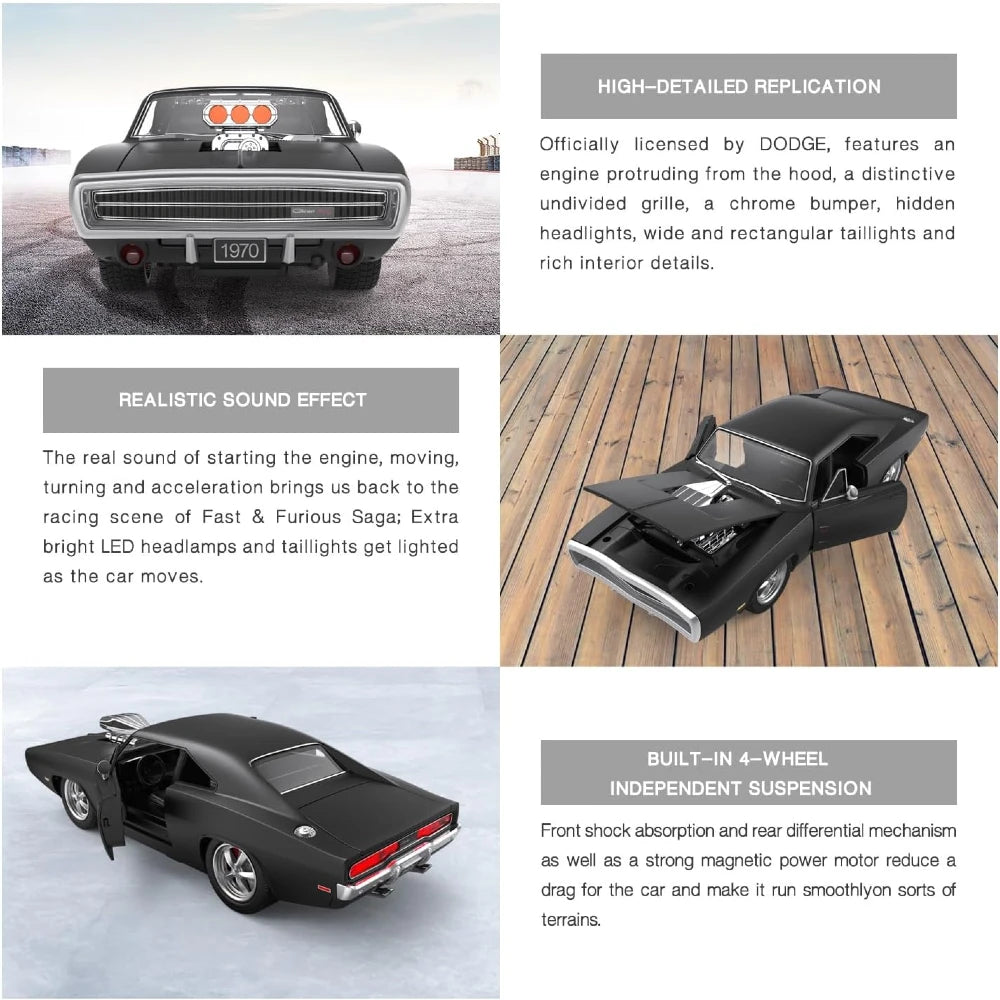Rastar 1:16 1970 Dodge Charger R/T Uzaktan Kumandalı Araba