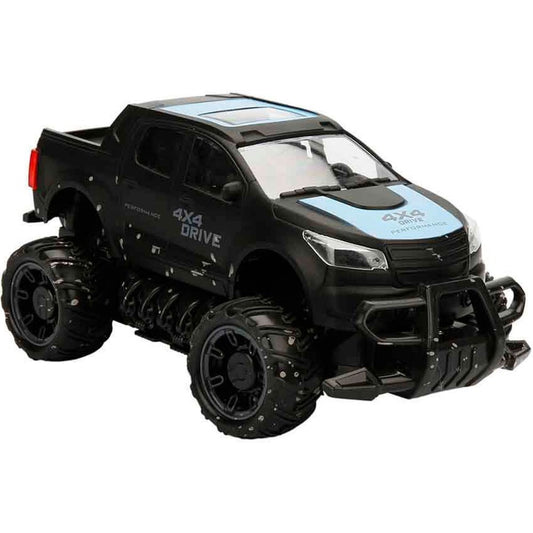 Crazon 1:18 Uzaktan Kumandalı 4x4 Crazy Off-Road Araba 2.4 Ghz Usbj Şarj Siyah Mavi