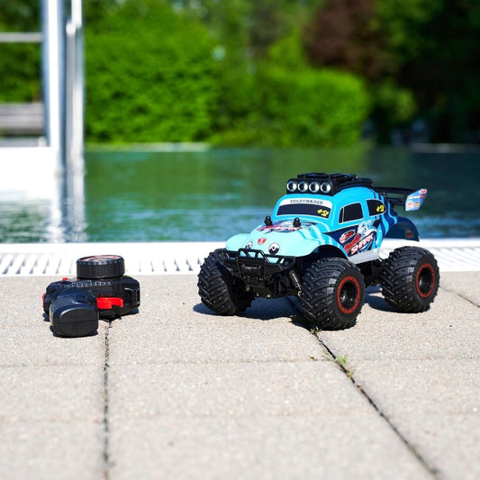 Dickie 1:18 Volkswagen Beetle Monster Bug Uzaktan Kumandalı Araba | 2.4 Ghz USB Şarj 23 Cm 12 Km/s Işıklı Off-Road 6+ Yaş ve Üzeri Çocuklar İçin
