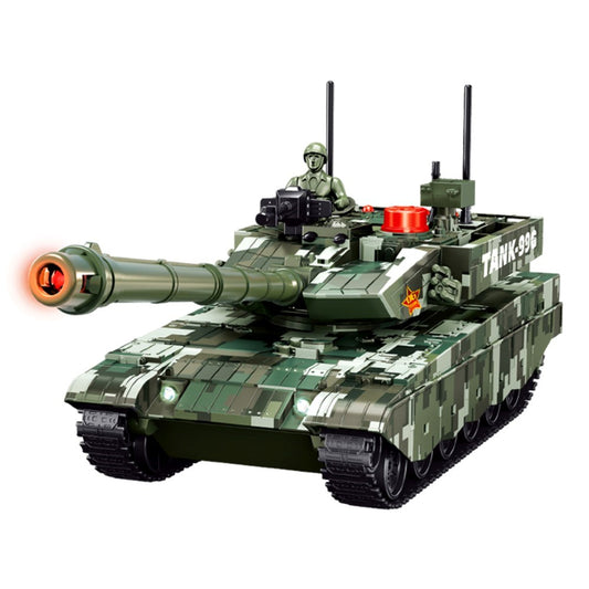 Hstar 1:16 RC Battle Armored Uzaktan Kumandalı Tank | 27 Mhz 6 Chanel USB Şarj 35 Cm Sesli ve Işıklı 6+ Yaş ve Üzeri Çocuklar İçin