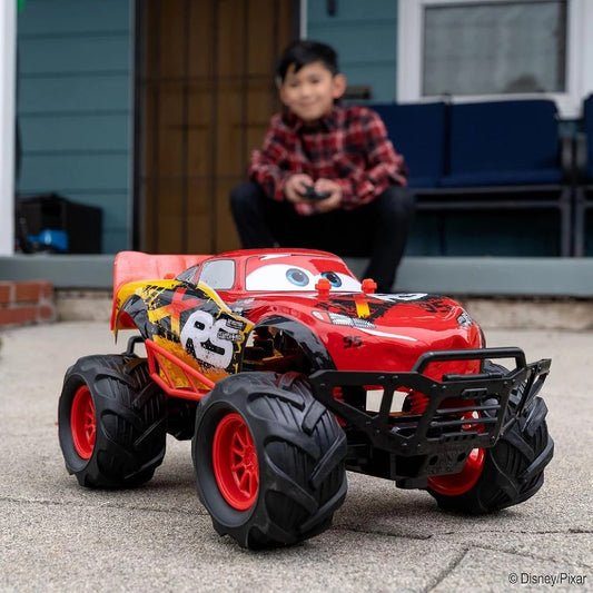 Jada 1:14 Şimşek McQueen Off-Road Uzaktan Kumandalı Araba | 2.4 Ghz USB Şarj 47 Cm 9 Km/s Turbo Fonksiyonlu Resmi Lisanslı 6+ Yaş ve Üzeri Çocuklar İçin