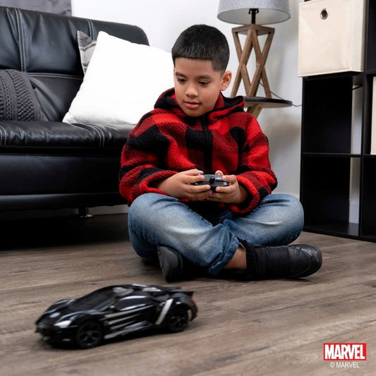 Jada 1:16 Black Panther Lykan Hypersport Uzaktan Kumandalı Araba | 2.4 Ghz USB Şarj 29 Cm Marvel Avengers Lisanslı Turbo Modlu 6+ Yaş ve Üzeri Çocuklar İçin