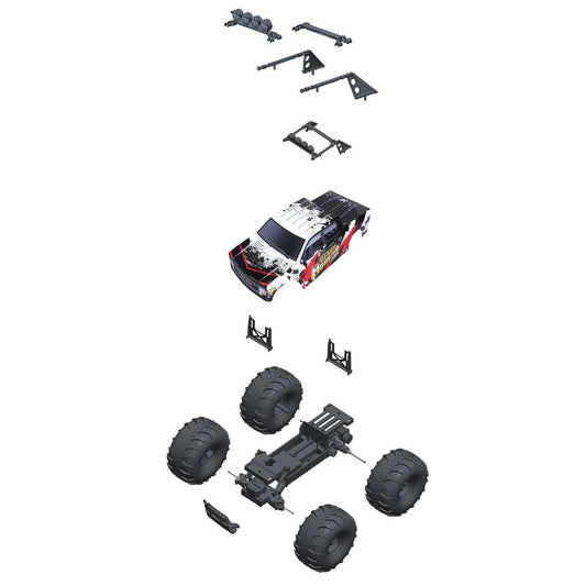 Maisto 1:8 Gaint Monster Truck Uzaktan Kumandalı Dev Kamyon | 2.4 Ghz 60 Cm USB Şarj Kendin Yap Montaj Büyük Köpük Lastikler 8+ Yaş ve Üzeri Çocuklar İçin