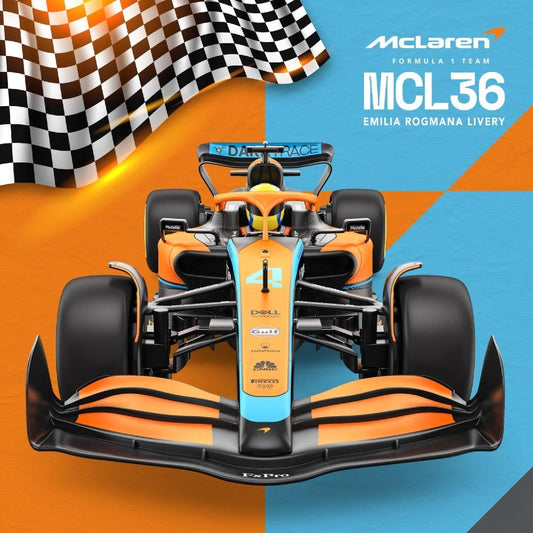 Rastar 1:12 McLaren F1 MCL36 Uzaktan Kumandalı Formula 1 Araba | 2.4 Ghz Full Fonksiyon 47 Cm