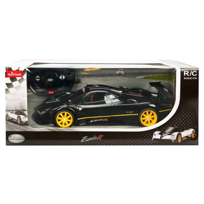 Rastar 1:14 RC Pagani Zonda R Uzaktan Kumandalı Araba | 2.4 Ghz 35 Cm Siyah Lisanslı Model 6+ Yaş ve Üzeri Çocuklar İçin