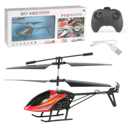 Can Sky King F110 Uzaktan Kumandalı Helikopter | 2.4 Ghz USB Şarj 3.5 Kanal Stabil Uçuş 20 Cm Dayanıklı Yapı Başlangıç Seviyesi 14+ Yaş ve Üzeri Çocuklar İçin