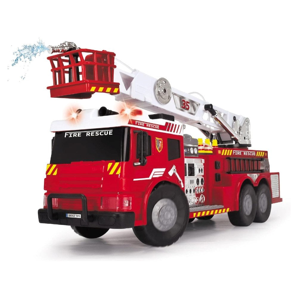 Dickie 1:16 Aerial Ladder Truck Uzaktan Kumandalı İtfaiye Aracı | 2.4 Ghz 62 Cm Su Püskürtmeli Sesli ve Işıklı 6+ Yaş ve Üzeri Çocuklar İçin