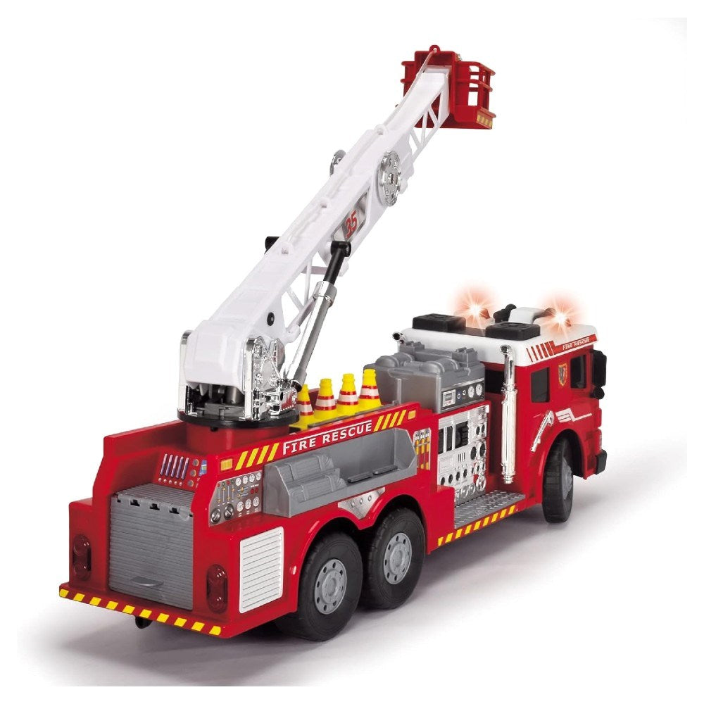 Dickie 1:16 Aerial Ladder Truck Uzaktan Kumandalı İtfaiye Aracı | 2.4 Ghz 62 Cm Su Püskürtmeli Sesli ve Işıklı 6+ Yaş ve Üzeri Çocuklar İçin