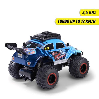 Dickie 1:18 Volkswagen Beetle Monster Bug Uzaktan Kumandalı Araba | 2.4 Ghz USB Şarj 23 Cm 12 Km/s Işıklı Off-Road 6+ Yaş ve Üzeri Çocuklar İçin