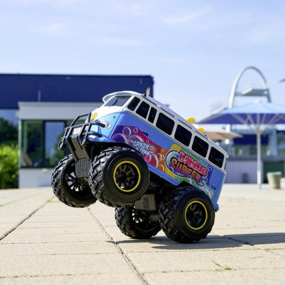 Dickie 1:20 Volkswagen T1 Bubble Bus Uzaktan Kumandalı Minibüs | 2.4 Ghz USB Şarj 30 Cm Baloncuk Fonksiyonlu Işıklı Sistem 6+ Yaş ve Üzeri Çocuklar İçin