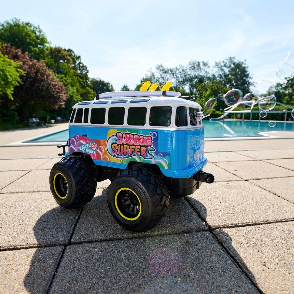 Dickie 1:20 Volkswagen T1 Bubble Bus Uzaktan Kumandalı Minibüs | 2.4 Ghz USB Şarj 30 Cm Baloncuk Fonksiyonlu Işıklı Sistem 6+ Yaş ve Üzeri Çocuklar İçin