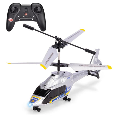 Dickie 1:60 Airbus H160 Uzaktan Kumandalı Polis Helikopteri | 2.4 Ghz USB Şarj 21 Cm 6 Km/s Işıklı ve Uçuş Dengeleyicili 8+ Yaş ve Üzeri Çocuklar İçin
