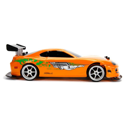 Jada 1:10 Brian's 1995 Toyota Supra MK4 Drift Uzaktan Kumandalı Araba | 2.4 Ghz USB Şarj 42cm 9 Km/s 4WD Fast & Furious  8+ Yaş ve Üzeri Çocuklar İçin