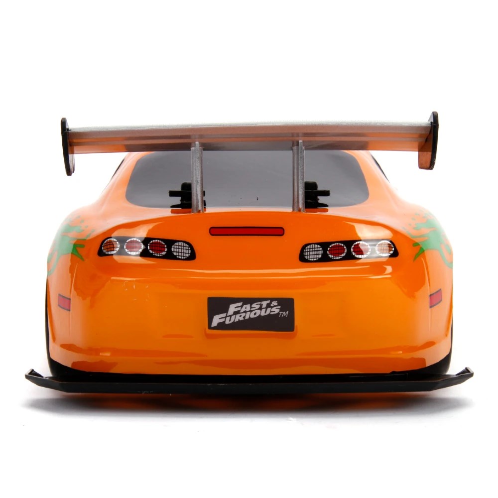 Jada 1:10 Brian's 1995 Toyota Supra MK4 Drift Uzaktan Kumandalı Araba | 2.4 Ghz USB Şarj 42cm 9 Km/s 4WD Fast & Furious  8+ Yaş ve Üzeri Çocuklar İçin