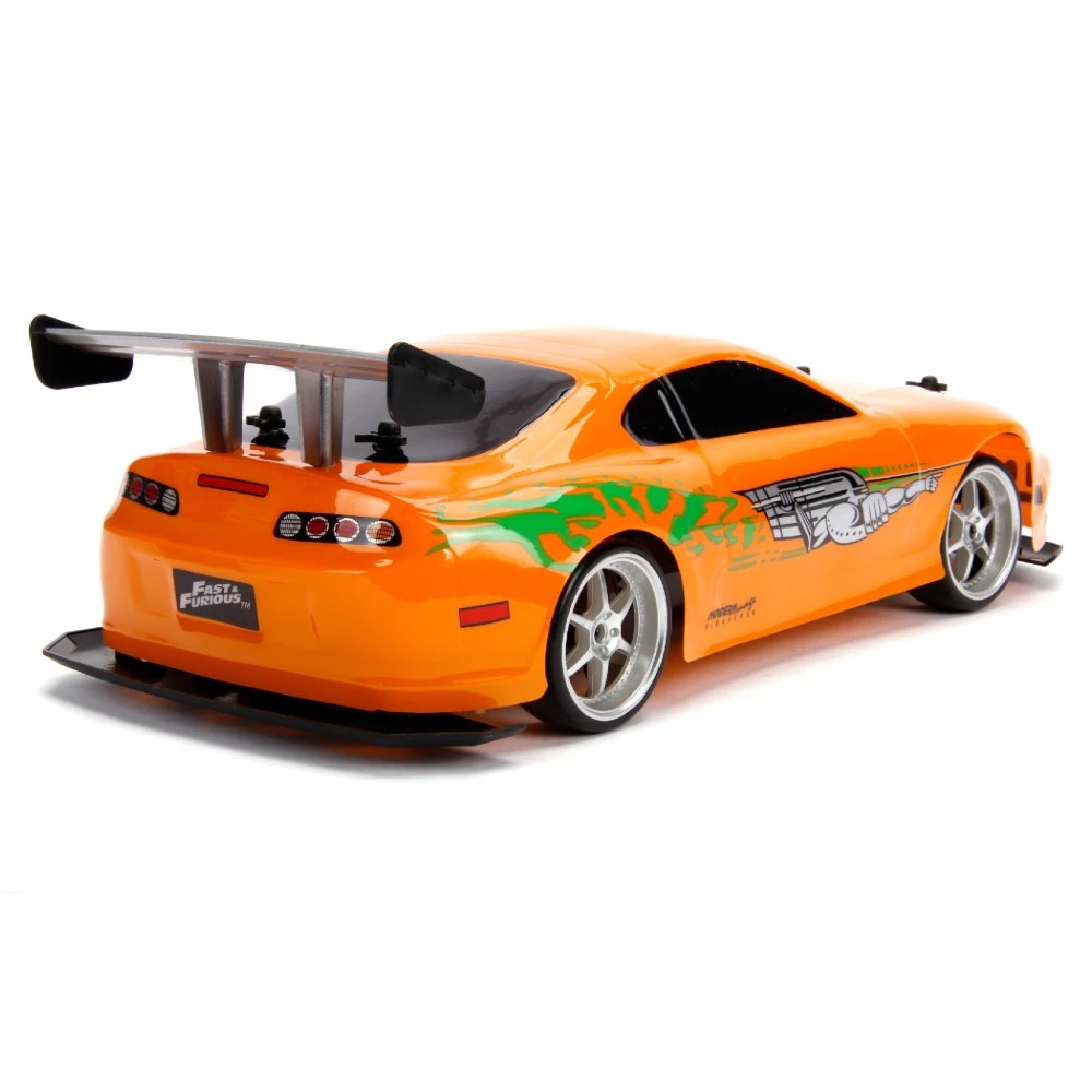 Jada 1:10 Brian's 1995 Toyota Supra MK4 Drift Uzaktan Kumandalı Araba | 2.4 Ghz USB Şarj 42cm 9 Km/s 4WD Fast & Furious  8+ Yaş ve Üzeri Çocuklar İçin