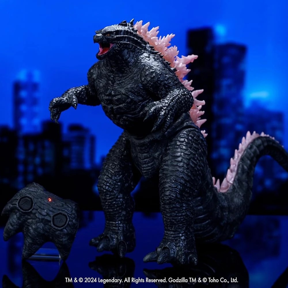 Jada 1:12 Legendary Godzilla Uzaktan Kumandalı Dev Figür | 2.4 Ghz 63 Cm Duman Efektli Sesli ve Işıklı Pençe Şeklindeki Kumanda 6+ Yaş ve Üzeri Çocuklar İçin