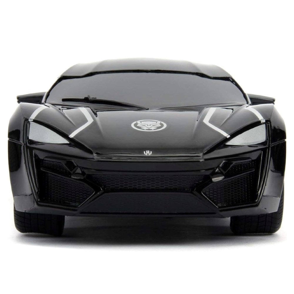 Jada 1:16 Black Panther Lykan Hypersport Uzaktan Kumandalı Araba | 2.4 Ghz USB Şarj 29 Cm Marvel Avengers Lisanslı Turbo Modlu 6+ Yaş ve Üzeri Çocuklar İçin