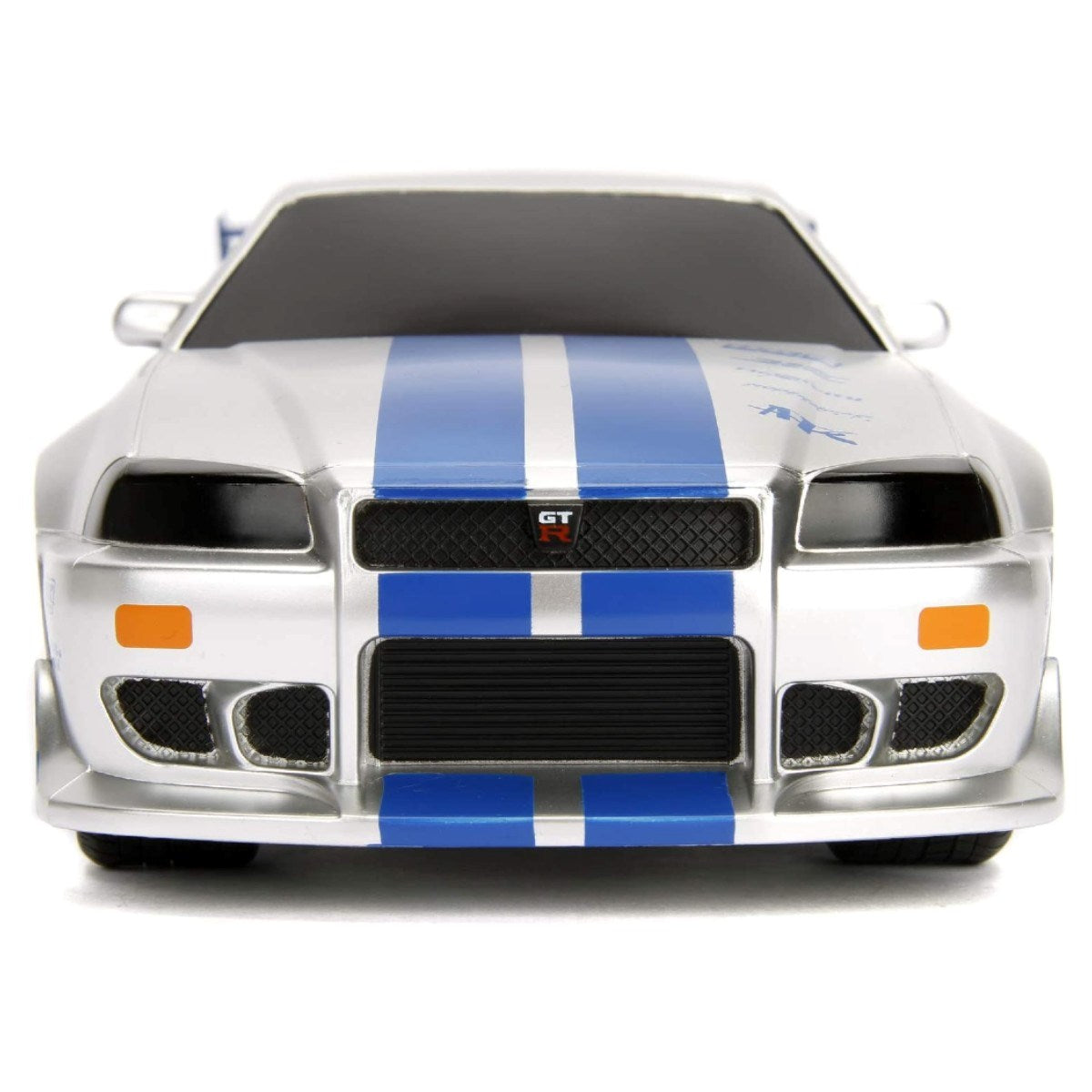 Jada 1:16 Brian's 2002 Nissan Skyline GT-R Uzaktan Kumandalı Araba | 2.4 Ghz USB Şarj 29 Cm BNR34 Turbo Modlu Fast & Furious 6+ Yaş ve Üzeri Çocuklar İçin