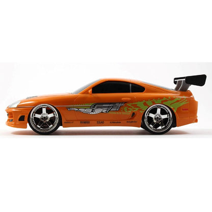 Jada 1:16 Brian's Toyota Supra MK4 Uzaktan Kumandalı Araba | 2.4 Ghz USB Şarj 29 Cm Turbo Fonksiyon Fast & Furious Turbo Modlu 6+ Yaş ve Üzeri Çocuklar İçin