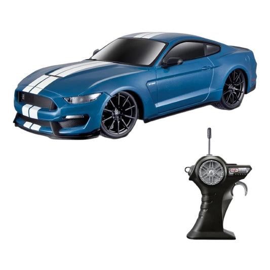 Maisto 1:14 Ford Shelby GT350 Uzaktan Kumandalı Araba | 2.4 Ghz 34 Cm USB Şarj Full Fonksiyon Işıklı Farlar ve Arka Lambalar 5+ Yaş ve Üzeri Çocuklar İçin