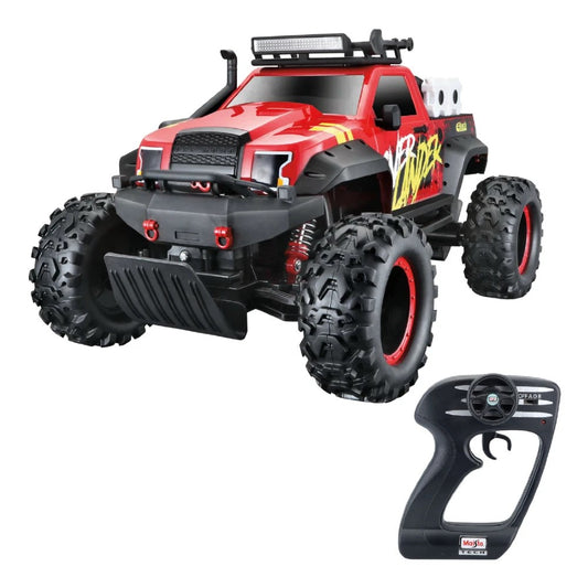 Maisto 1:14 Over Lander Uzaktan Kumandalı Araba | 2.4 Ghz USB Şarj 38 Cm Off-Road Tasarım Full Fonksiyon Yüksek Gövde 8+ Yaş ve Üzeri Çocuklar İçin