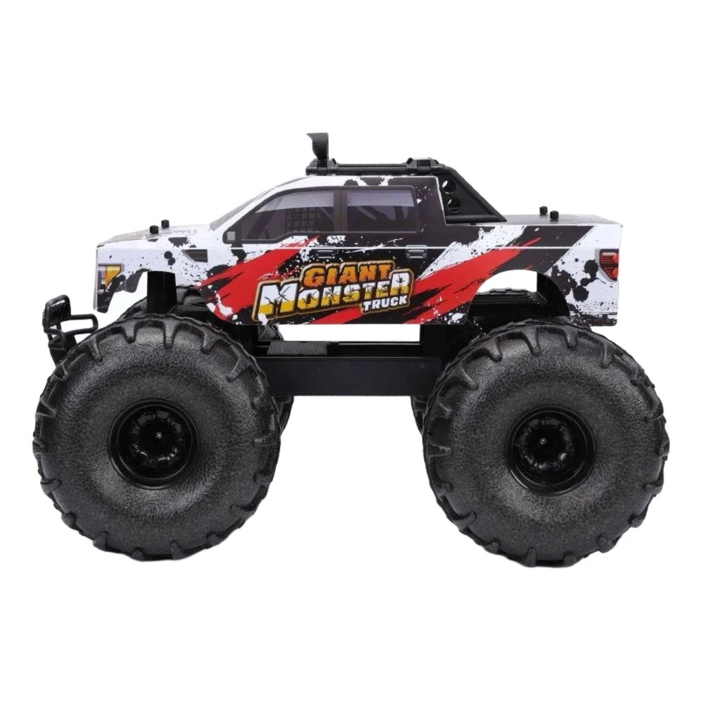 Maisto 1:8 Gaint Monster Truck Uzaktan Kumandalı Dev Kamyon | 2.4 Ghz 60 Cm USB Şarj Kendin Yap Montaj Büyük Köpük Lastikler 8+ Yaş ve Üzeri Çocuklar İçin