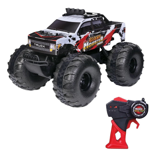Maisto 1:8 Gaint Monster Truck Uzaktan Kumandalı Dev Kamyon | 2.4 Ghz 60 Cm USB Şarj Kendin Yap Montaj Büyük Köpük Lastikler 8+ Yaş ve Üzeri Çocuklar İçin