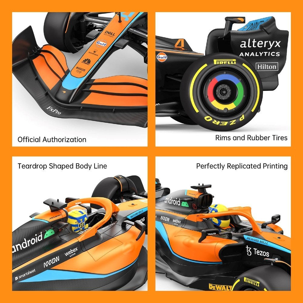 Rastar 1:12 McLaren F1 MCL36 Uzaktan Kumandalı Formula 1 Araba | 2.4 Ghz Full Fonksiyon 47 Cm