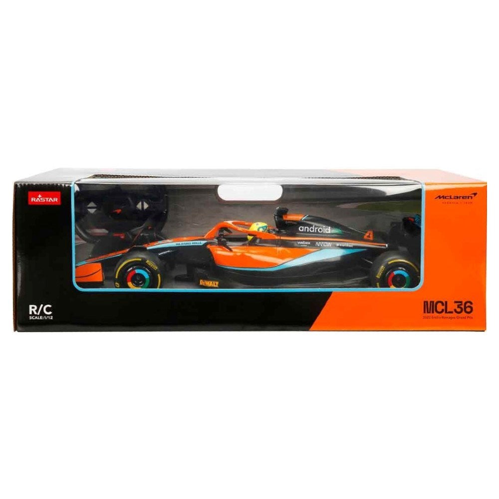 Rastar 1:12 McLaren F1 MCL36 Uzaktan Kumandalı Formula 1 Araba | 2.4 Ghz Full Fonksiyon 47 Cm