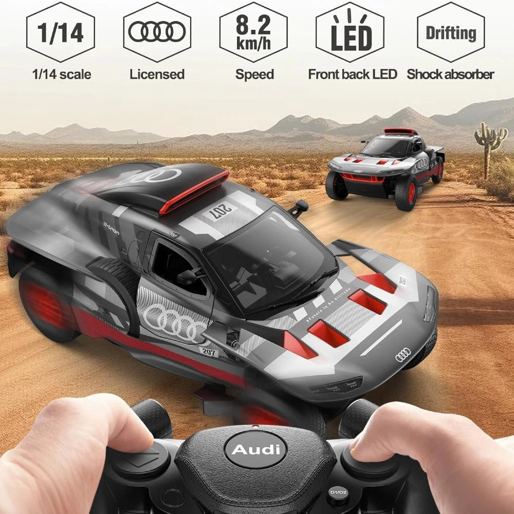 Rastar 1:14 Audi RS Q E-Tron E2 Drift Uzaktan Kumandalı Rally Arabası | 2.4 Ghz Full Fonksiyon 33 Cm LED Farlar