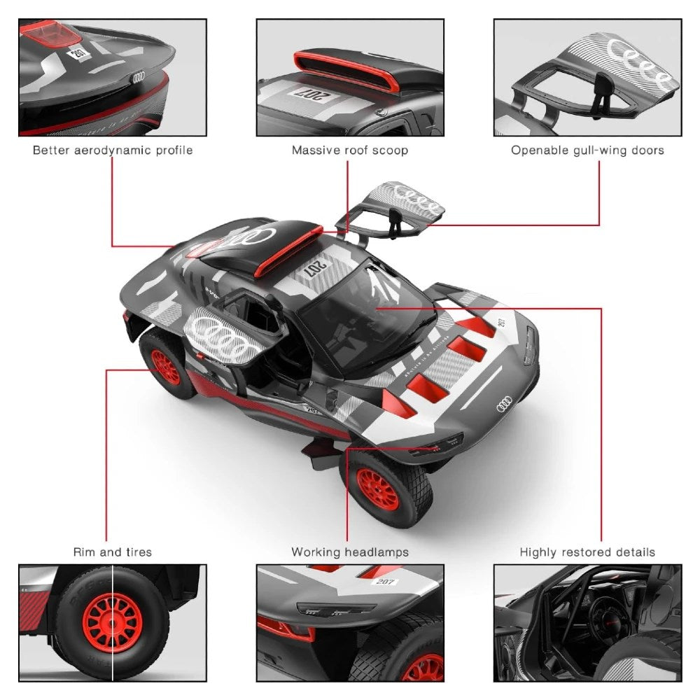 Rastar 1:14 Audi RS Q E-Tron E2 Drift Uzaktan Kumandalı Rally Arabası | 2.4 Ghz Full Fonksiyon 33 Cm LED Farlar