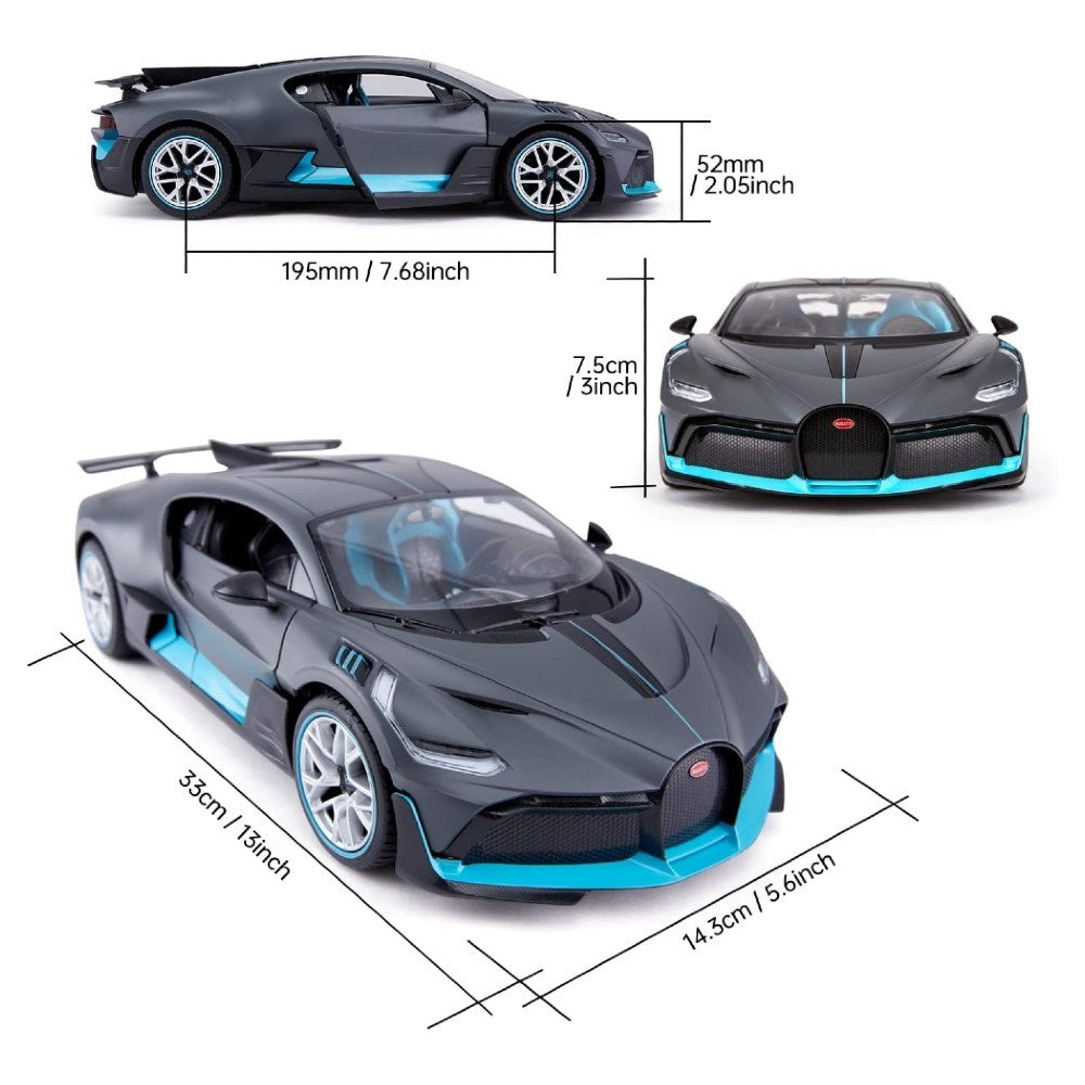 Rastar 1:14 Bugatti Divo Uzaktan Kumandalı Spor Araba | 2.4 Ghz Full Fonksiyon 33 Cm Işıklı Farlar
