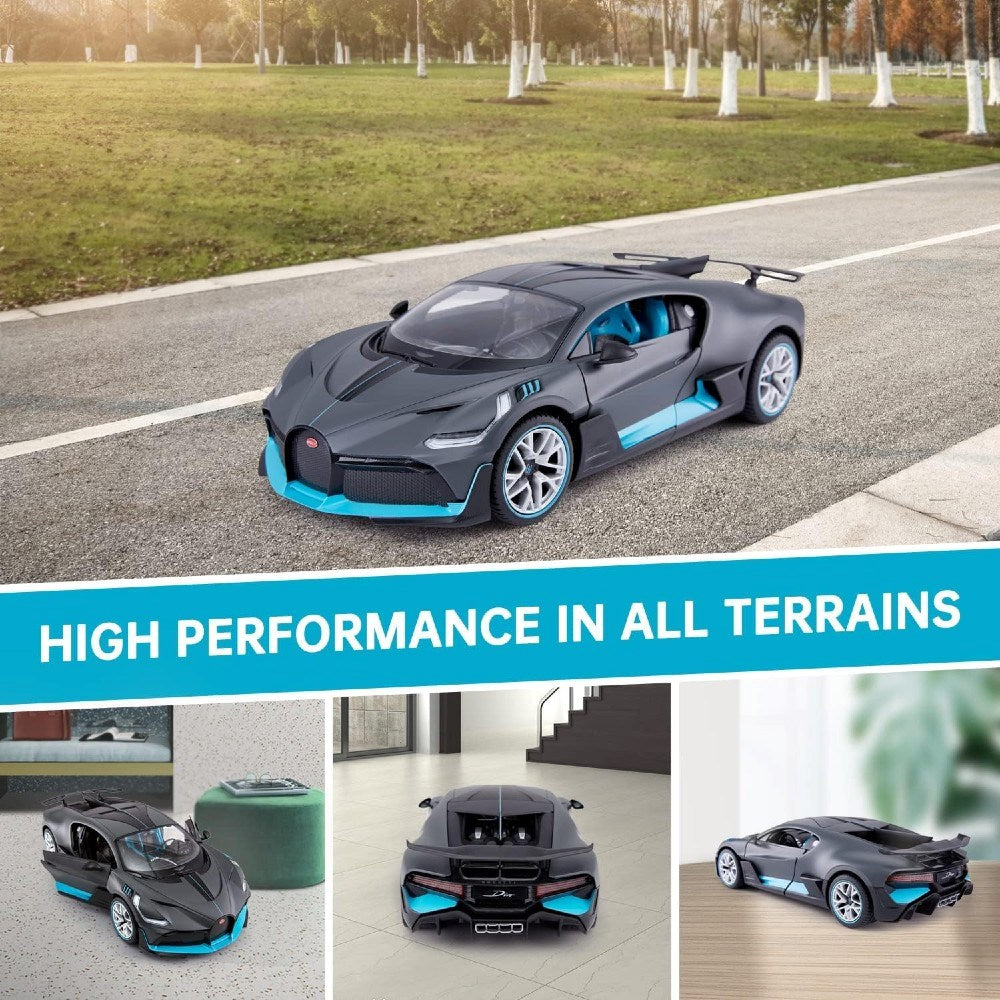 Rastar 1:14 Bugatti Divo Uzaktan Kumandalı Spor Araba | 2.4 Ghz Full Fonksiyon 33 Cm Işıklı Farlar