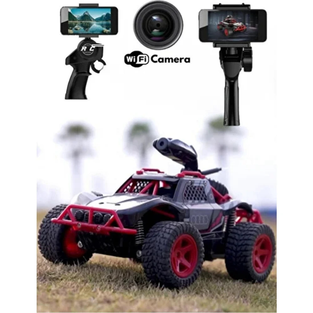 Vardem FPV Racing Uzaktan Kumandalı Kameralı Off-Road Araba | 2.4 Ghz USB Şarj 23 Cm Wi-Fi Telefondan Canlı Görüntü 6+ Yaş ve Üzeri Çocuklar İçin